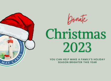 Christmas 2023 donations for cape may cares logo