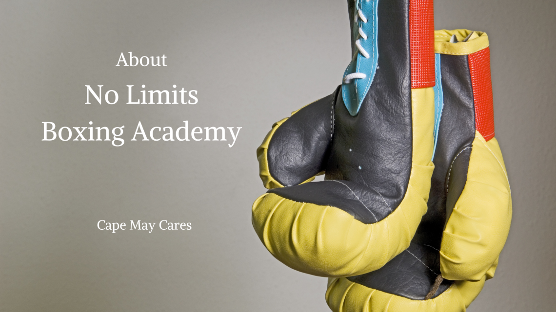No Limits Boxing Academy hanging gloves